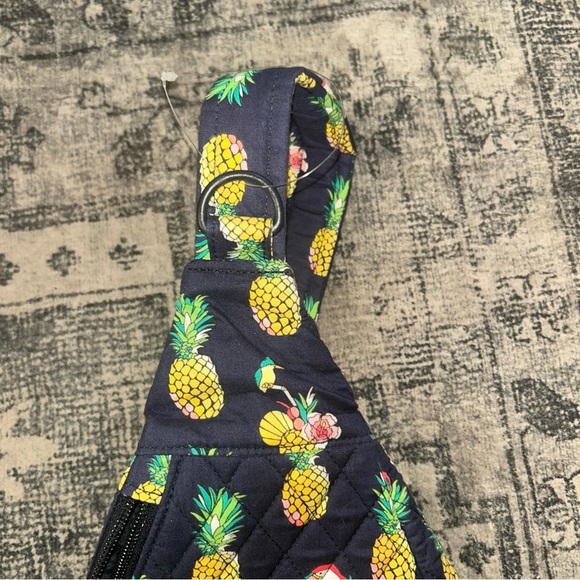 Vera Bradley Black Pineapple Sling Bag - Picture 4 of 4